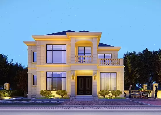 Water Proof Steel Prefab Homes Prefab Light Steel Frame House CE Luxury Villa