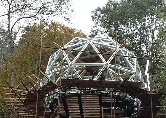 Light Gauge Steel Structure Dome Home Prefab Garden Studio Tree House