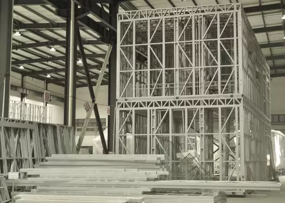 Movable Prefab Apartment Buildings Light Steel Frame House Kits