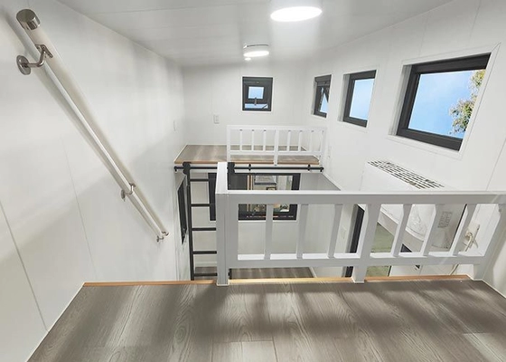 Prefabricated Modular Home Tiny Home On Wheels With Light Steel Frame