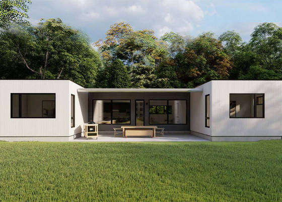 Prefab Garden Studio With Storage Light Steel Frame House Kits