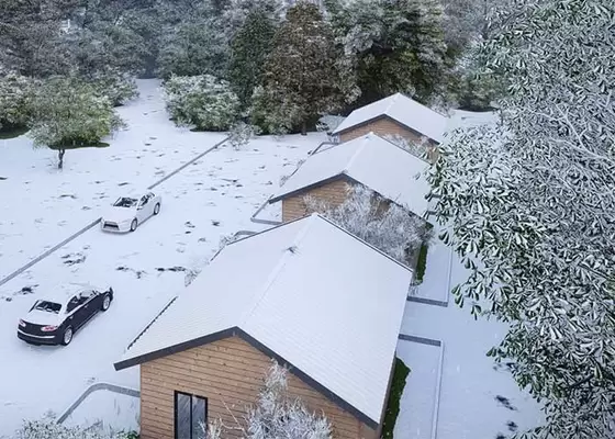 EU/AU Standard WPC Cladding Prefab Mobile Homes Cheap Manufactured Homes Light Steel Frame House For Sale