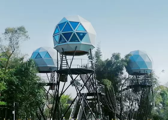 WPC Cladding Ultra Modular Tiny  Home Prefab Garden Studio Homes In Light Gauge Steel Frame