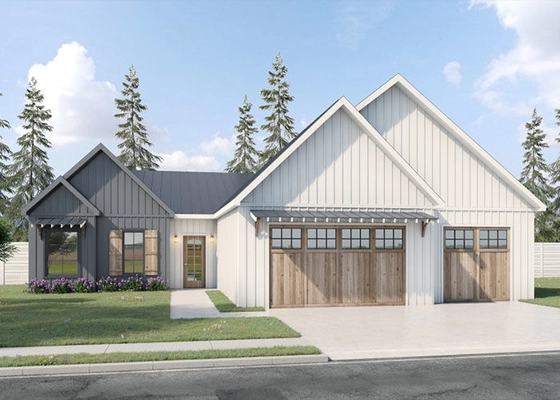 Eco Friendly Quick Assemble Modern Luxury Prefab House Villa Light Steel Frame