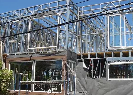 Modular deluxe bungalow residence, Bungalow House With Big Window