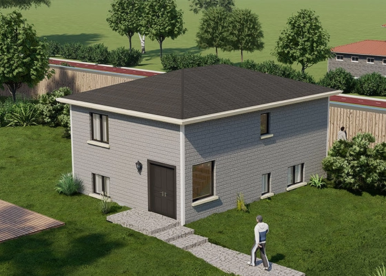 Prefab Luxury House Kits: High-End Villa Houses With Light Gauge Steel Modular Home