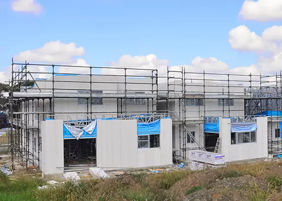 Light Steel Frame Structure Prefab Villa Quick Assembly Insulation Material For Customizable House