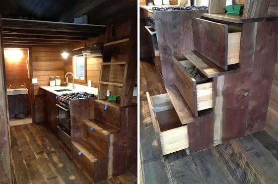 Mobile Prefab Light Steel Tiny House With Wheels Kit Home In AU/EU/US Standard