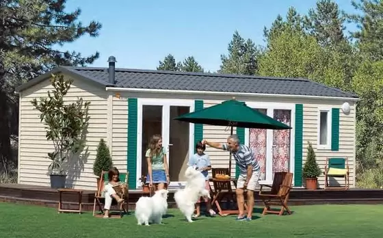 Portable Prefabricated Mobile Homes , Single Wide Mobile Homes, foldable house for holiday, resort