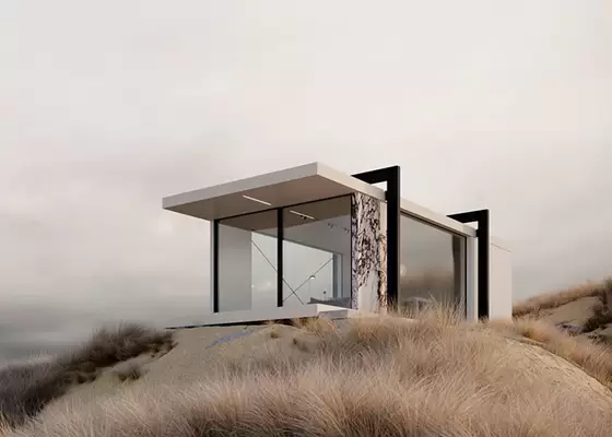 Stylish And Functional Outdoor Space Solution Prefab Light Steel Frame Overwater BungalowPrefab Light Steel Frame Overwa