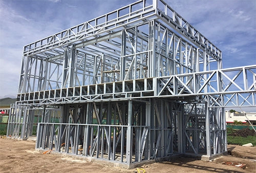 AS / US Steel Frame House Kits And Plans Prefab House Steel Modular Homes