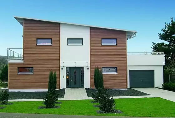 White Light Steel  Prefab Villa Villa Houses With House Framing Design ICC EN-1090