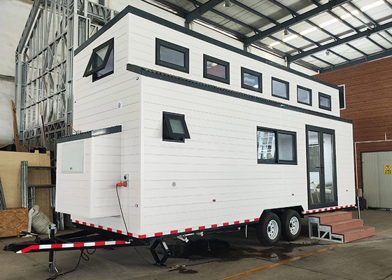 Modern Tiny House On Wheels Prefab Home With 2 Bedrooms And Solar Panels