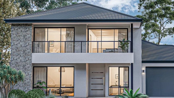 3 Bedrooms Luxury Prefab Houses Light Steel Frame Hosue Kits