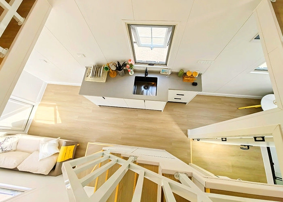 Australian Standard Prefab Tiny House On Wheels Mobile Home Travel Trailer House