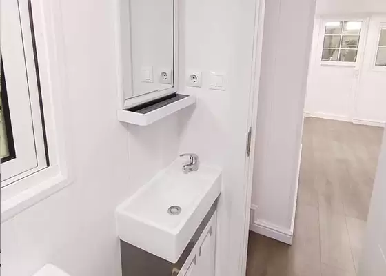 Osb Board Roof System Luxury Prefab The Tiny House Used Light Steel Frame